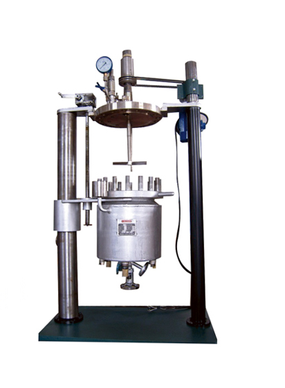 CJKX釜體升降型反應釜（鎳材、油浴循環(huán)加熱）